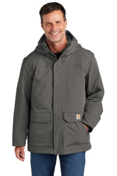 Carhartt® Super Dux™ Insulated Hooded Coat - Gravel - S